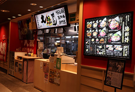 能登食祭市場内