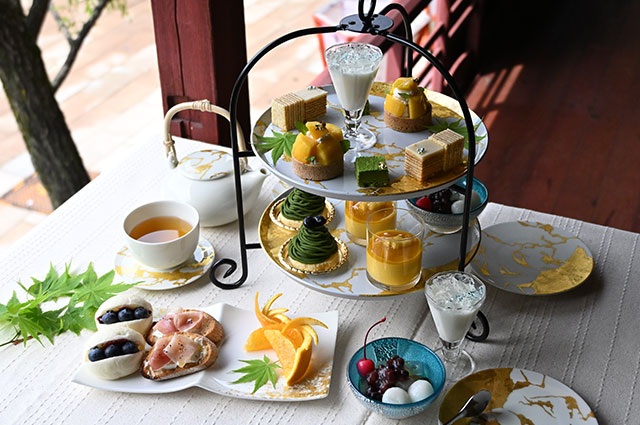 夏のアフタヌーンティー 涼菓のしずく